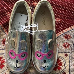 Cat & Jack Gold Toddler Slip-on Sneakers